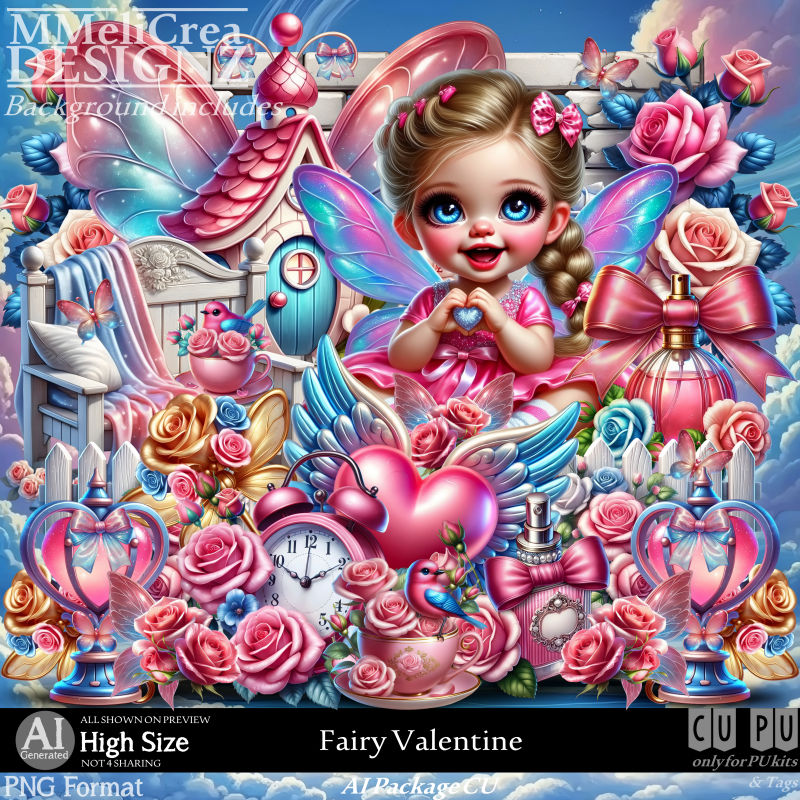 (image for) AI - PACKAGE - CU Fairy Valentine (CU4PU/PNG/PACK)